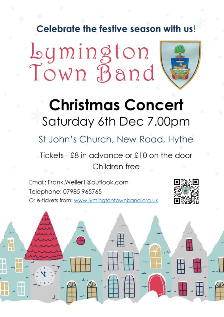 Poster for Christmas Concert at 7.00pm on 6th. December